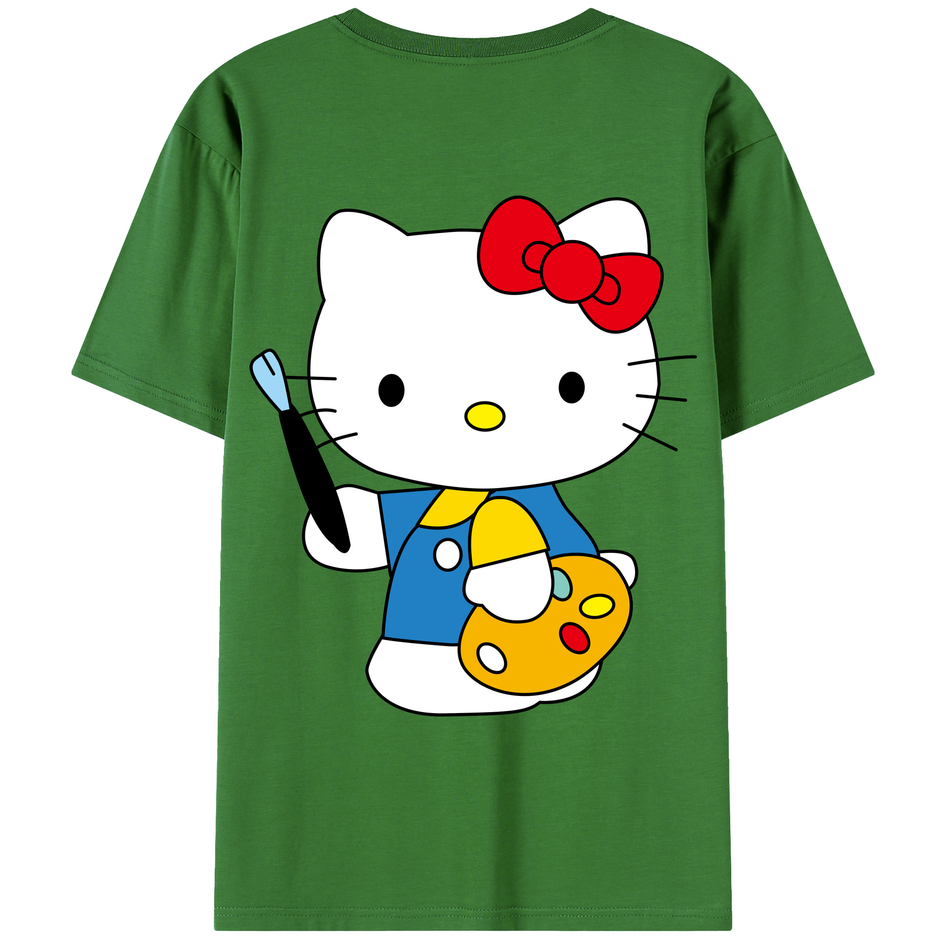（画像用） Hello Kitty ハローキティ レディース半袖Tシャツ(バックプリント)